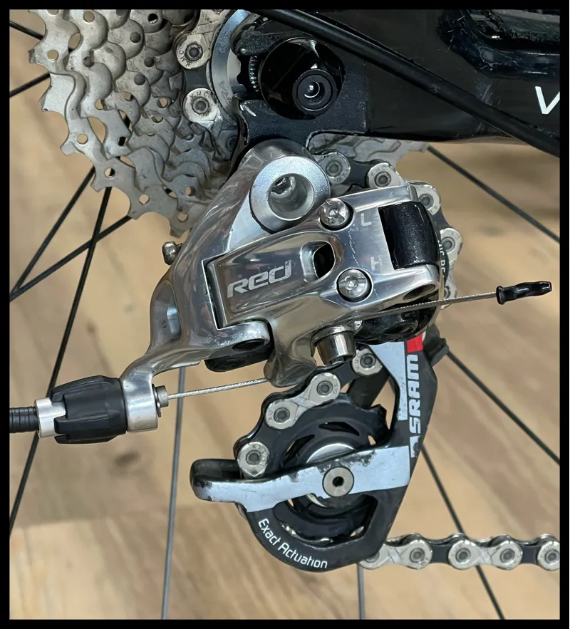 Cervelo P3C TT Bike Black/Red 50 cm 2008 Approved Used-5